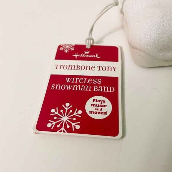 Hallmark Snowman Wireless Band Trombone Tony Music and Movement Flaws - Picture 3 of 17